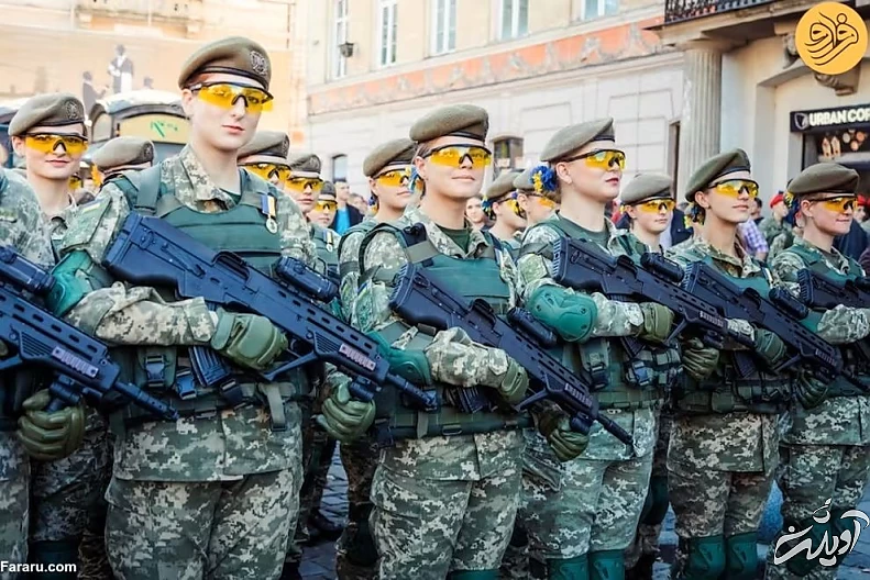 زنان نظامی اوکراینی در خط مقدم جنگ با روسیه/ عکس